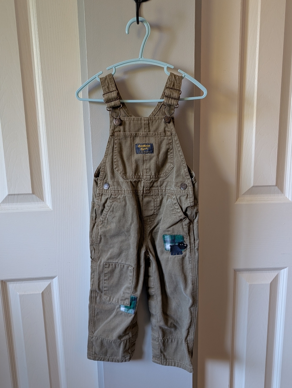 OshKosh B'gosh Tan Overalls 18MTH